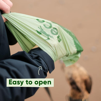 Dog Poo Bags, 94% Recycled Plastic, Unscented XL Roll, 300 Bags