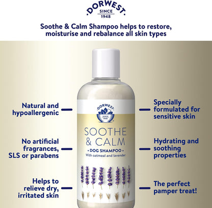 Dorwest Soothe and Calm Dog and Cat Shampoo 250Ml