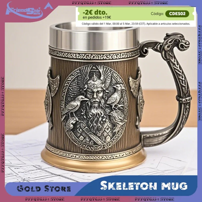 Stainless Steel Viking Coffee Cup