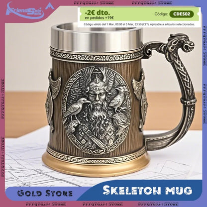 Stainless Steel Viking Coffee Cup