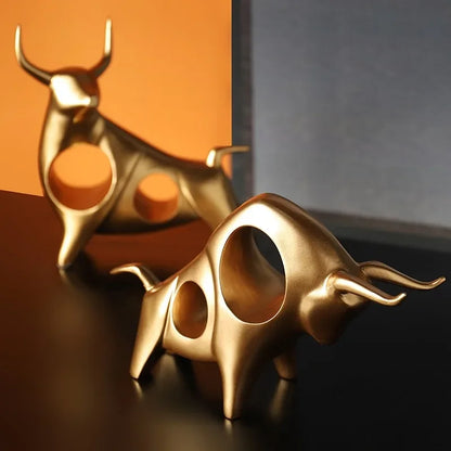 Creative Cow Ornament for office Table