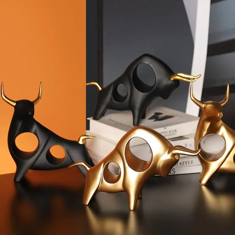 Creative Cow Ornament for office Table