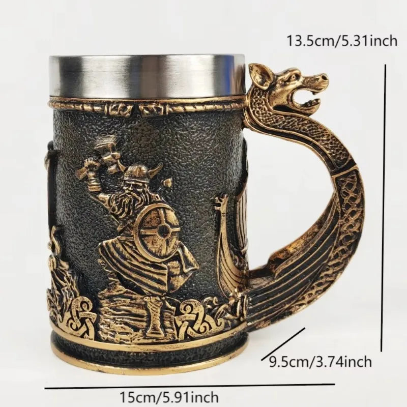Stainless Steel Viking Coffee Cup