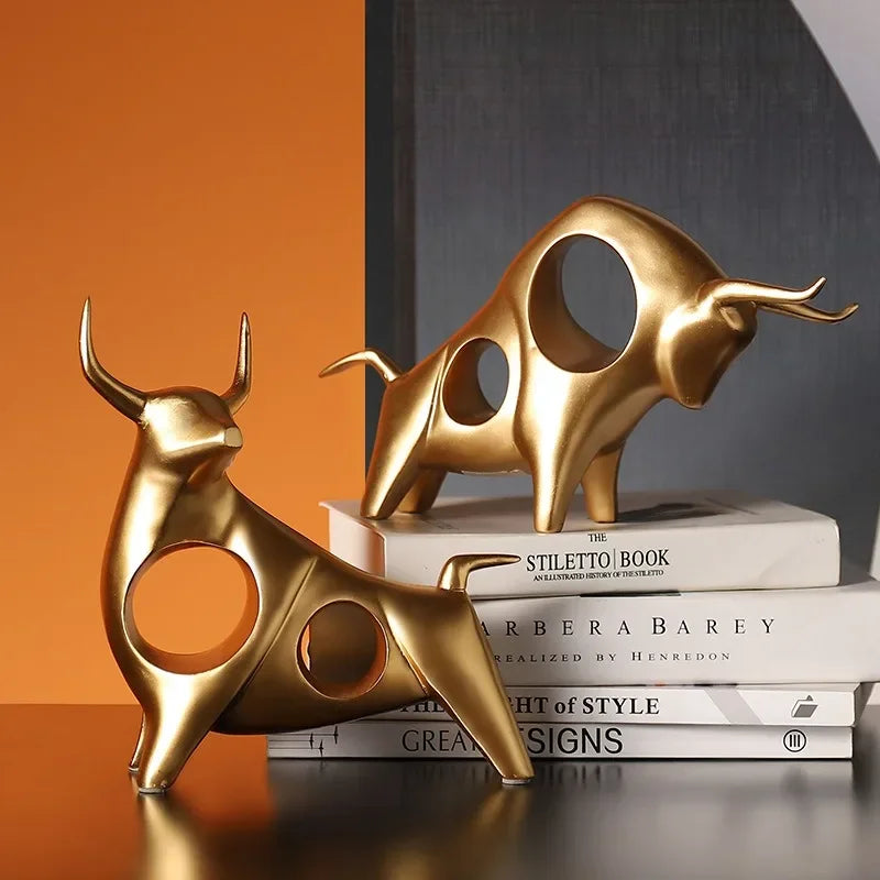 Creative Cow Ornament for office Table