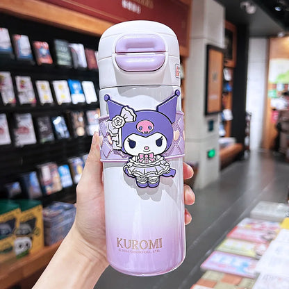 Insulated Water Bottle with Straw 530ML