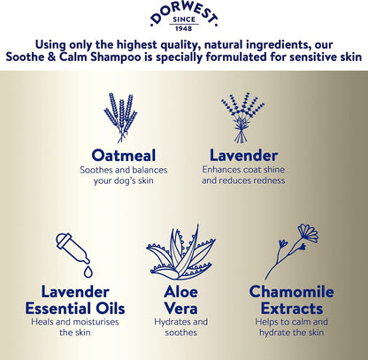 Dorwest Soothe and Calm Dog and Cat Shampoo 250Ml