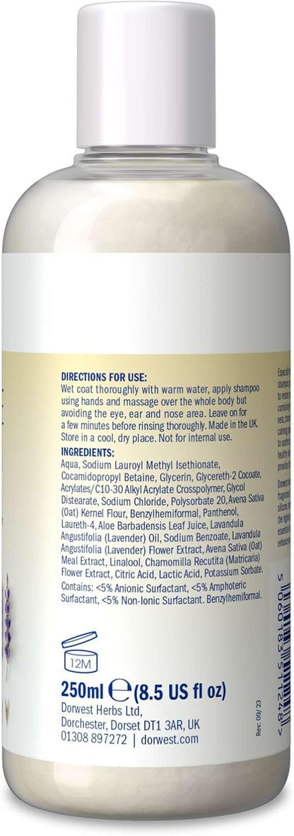Dorwest Soothe and Calm Dog and Cat Shampoo 250Ml